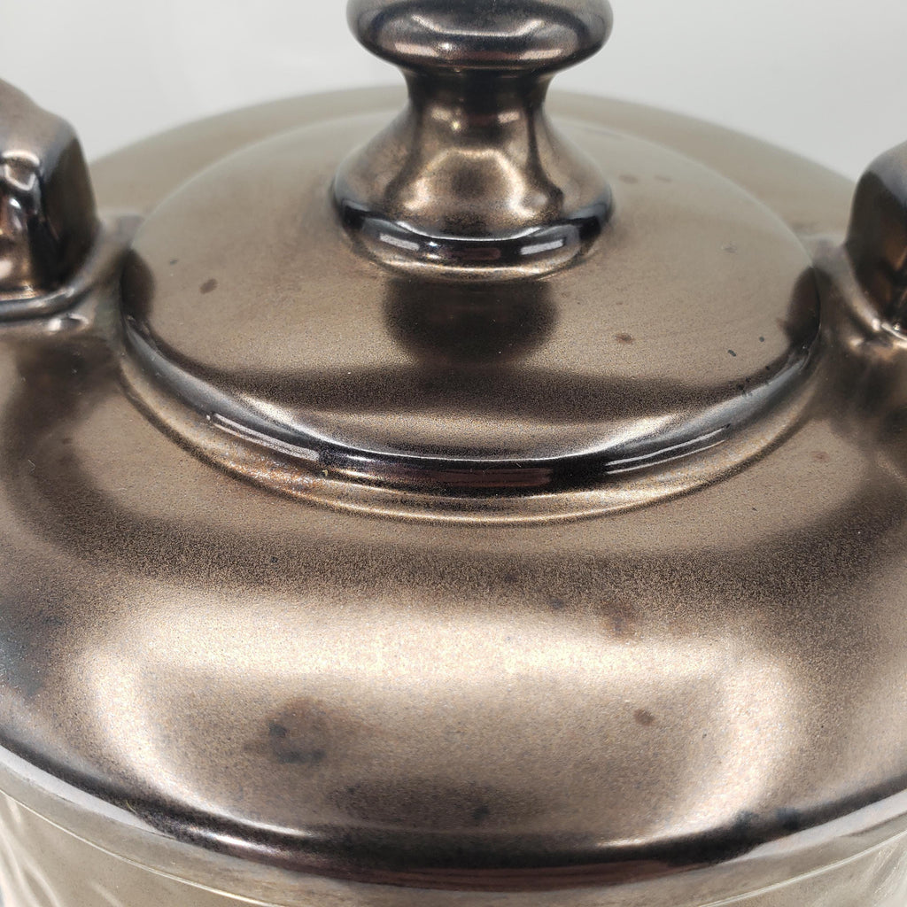 McCoy Cookie Jar - Bronze Kettle with Arched Handle