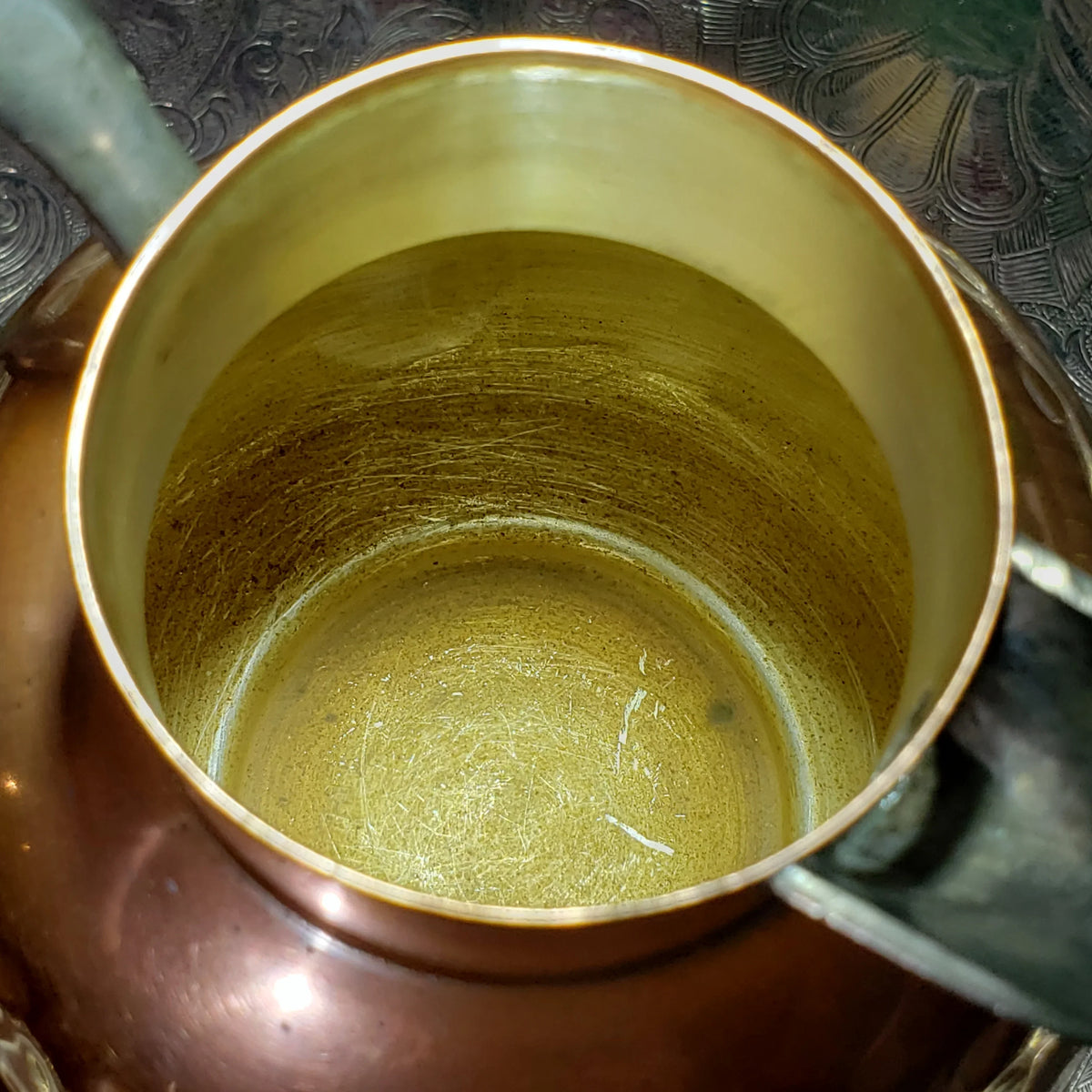 Vintage Small Flemish Copper Pitcher - Model 4019 ca 1920 - Produced In Trenton Ontario