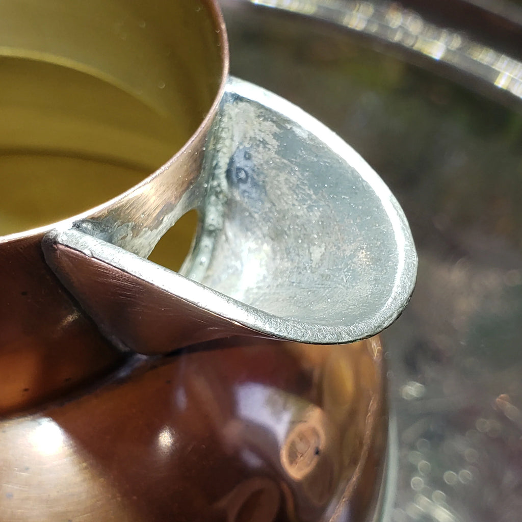 Vintage Small Flemish Copper Pitcher - Model 4019 ca 1920 - Produced In Trenton Ontario