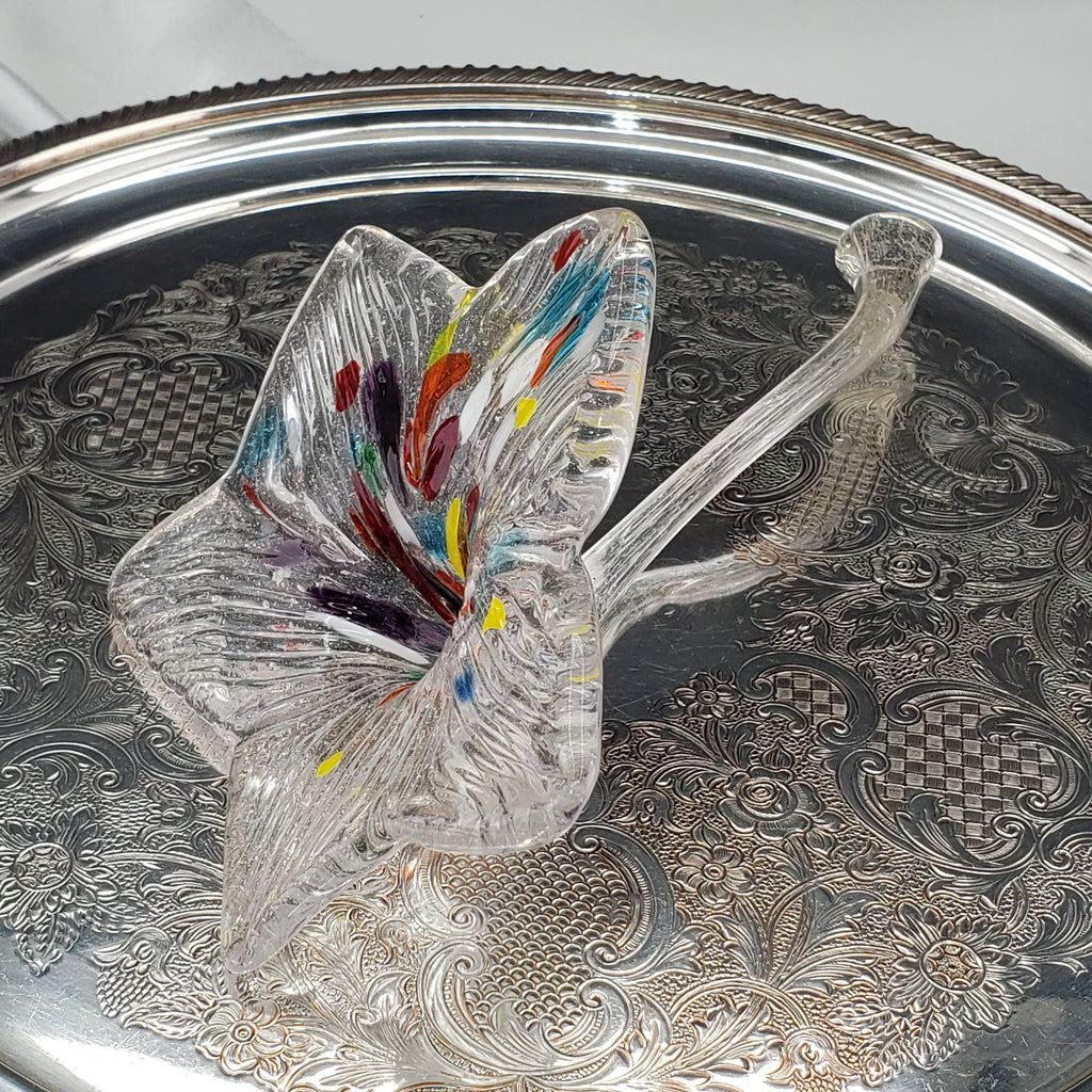 Vintage Murano Style Glass Flower