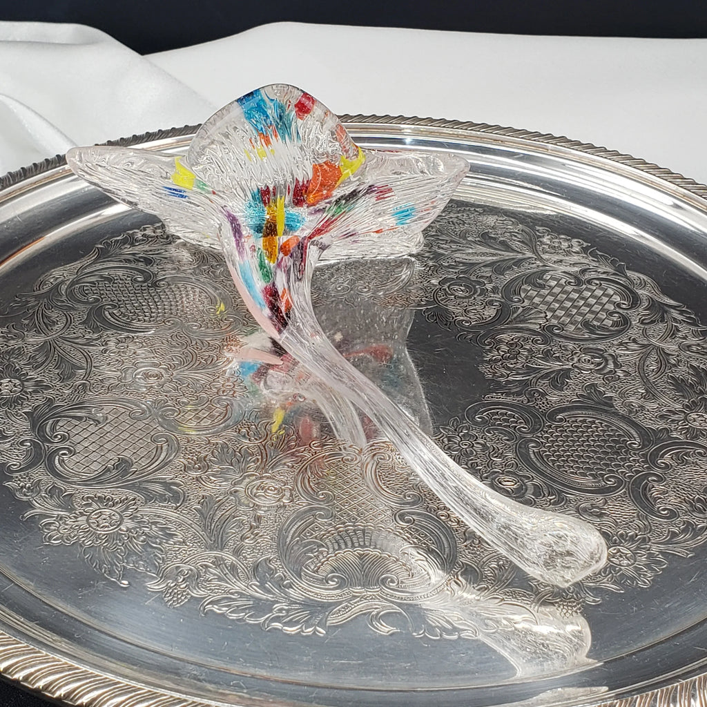 Vintage Murano Style Glass Flower