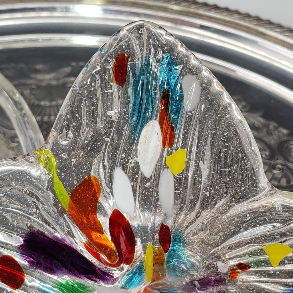 Vintage Murano Style Glass Flower