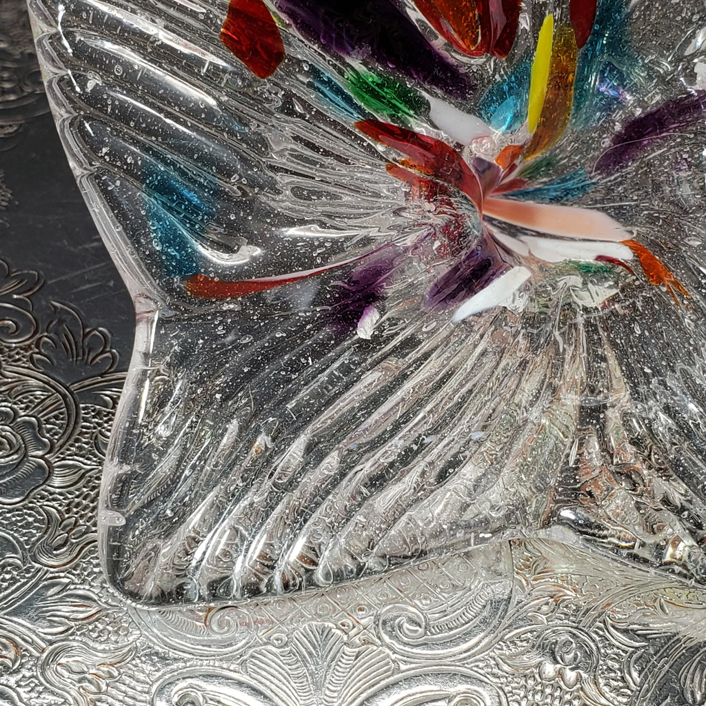 Vintage Murano Style Glass Flower