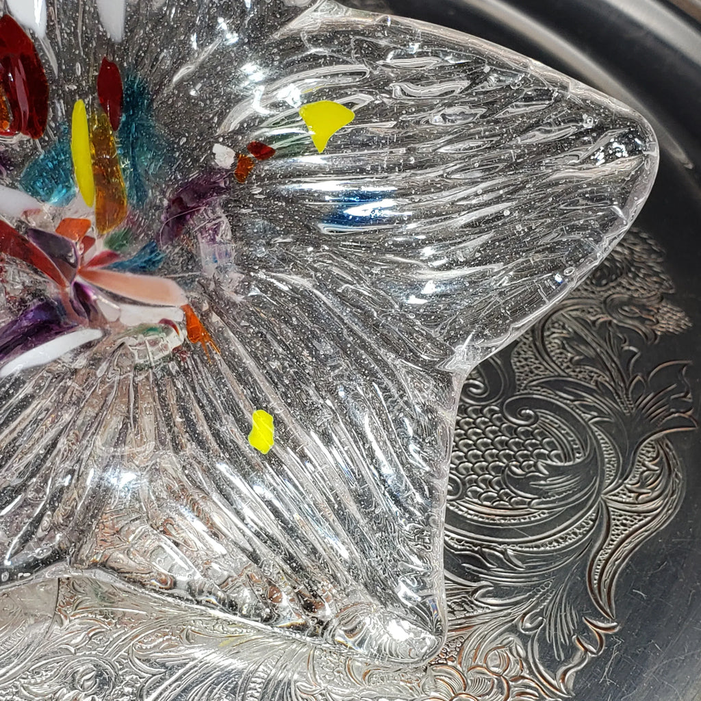 Vintage Murano Style Glass Flower