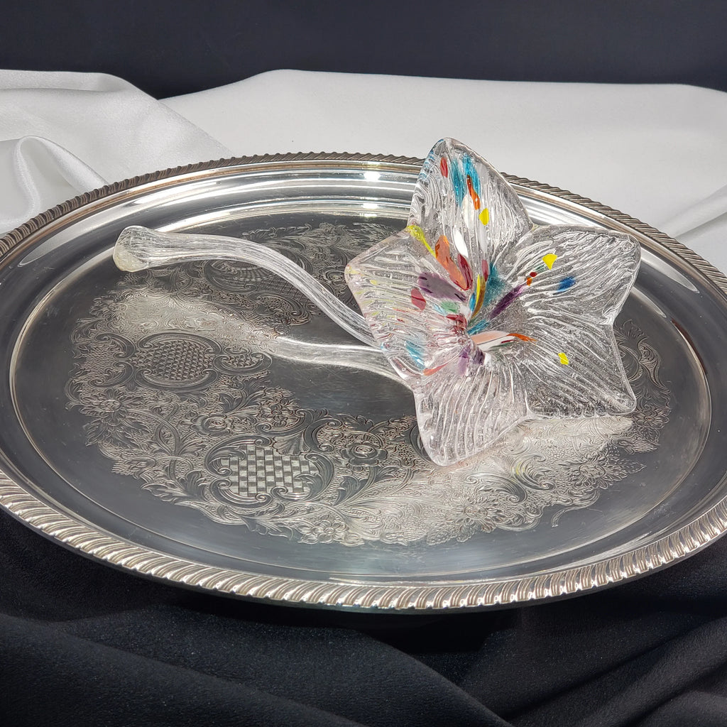 Vintage Murano Style Glass Flower