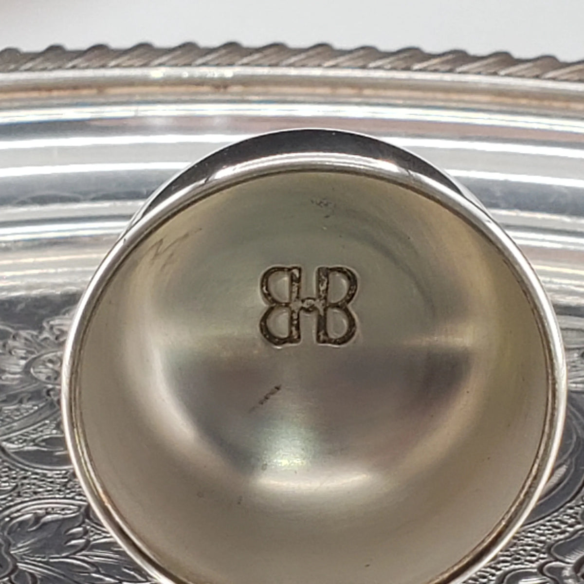 Rare Sterling Silver Double Ring Box - 1940s Art Deco Birks