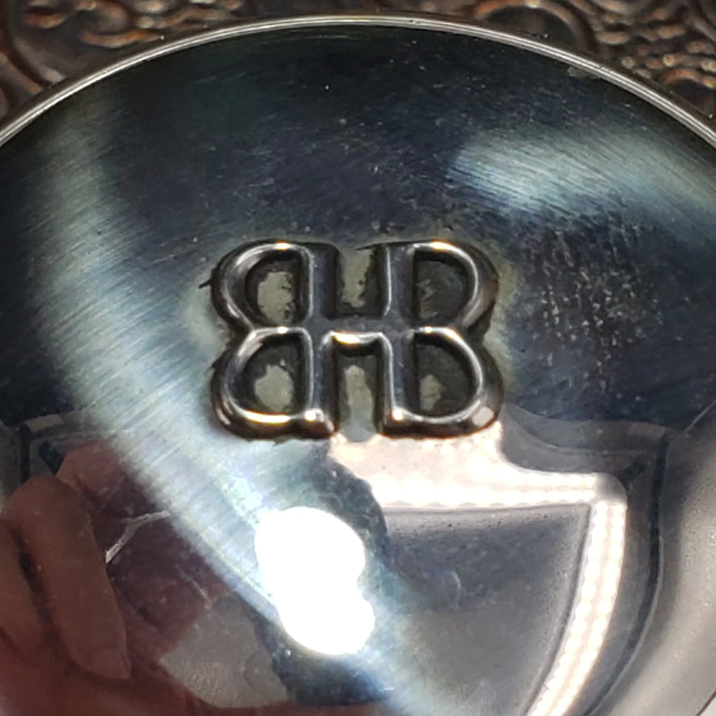 Rare Sterling Silver Double Ring Box - 1940s Art Deco Birks