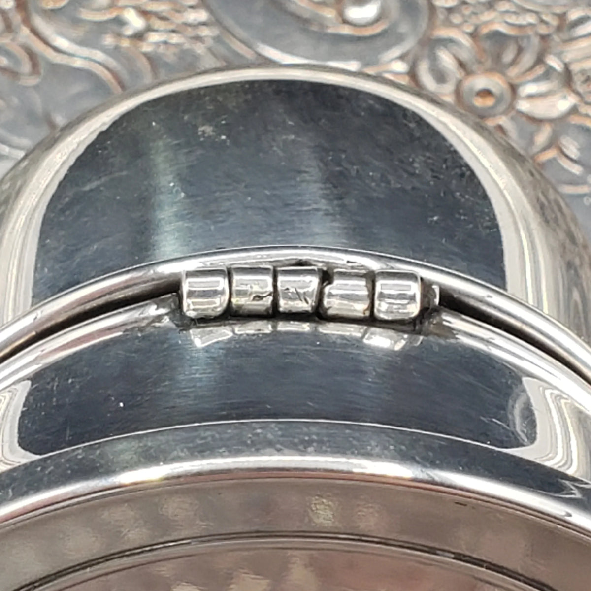 Rare Sterling Silver Double Ring Box - 1940s Art Deco Birks
