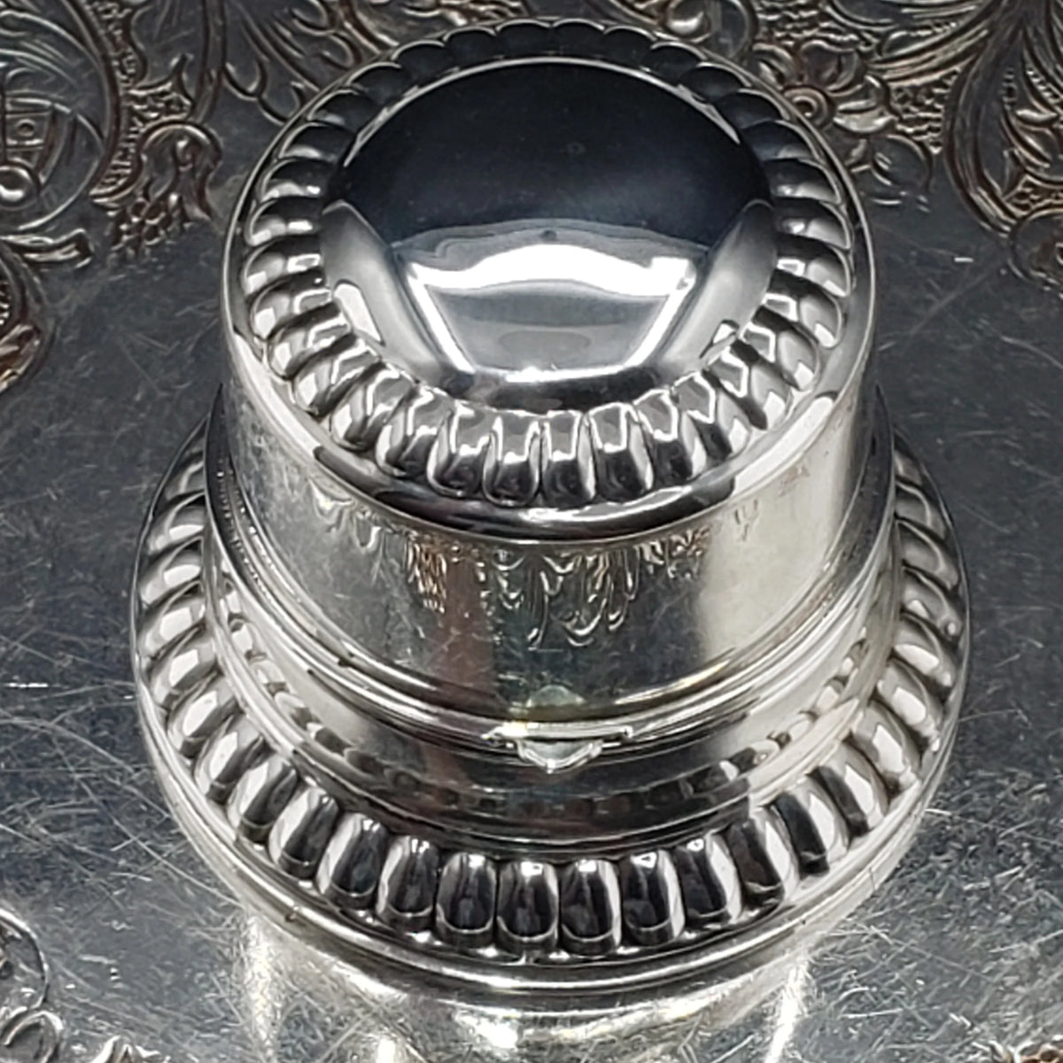 Unique Sterling Silver Ring Box - 1930s Art Deco Birks
