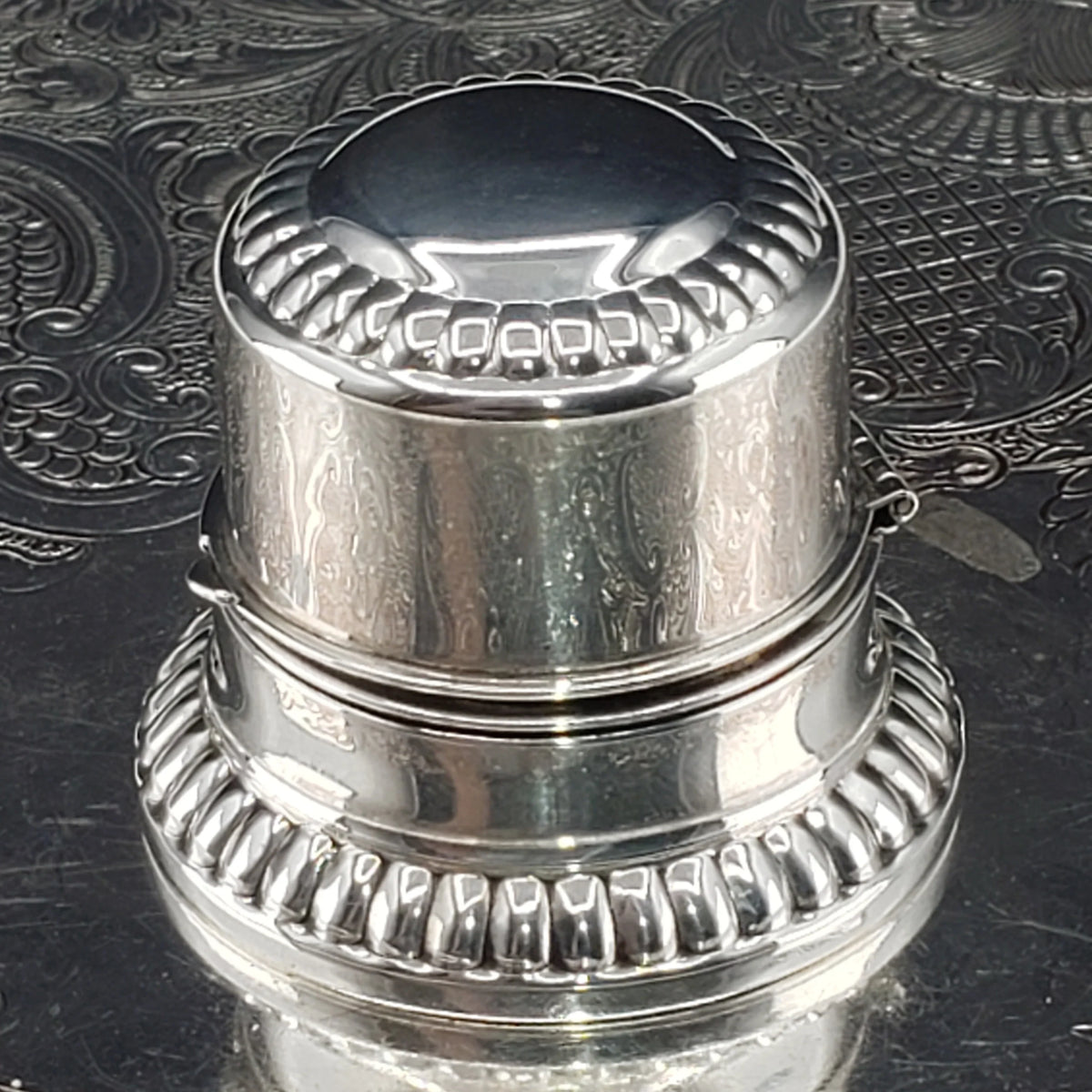 Unique Sterling Silver Ring Box - 1930s Art Deco Birks
