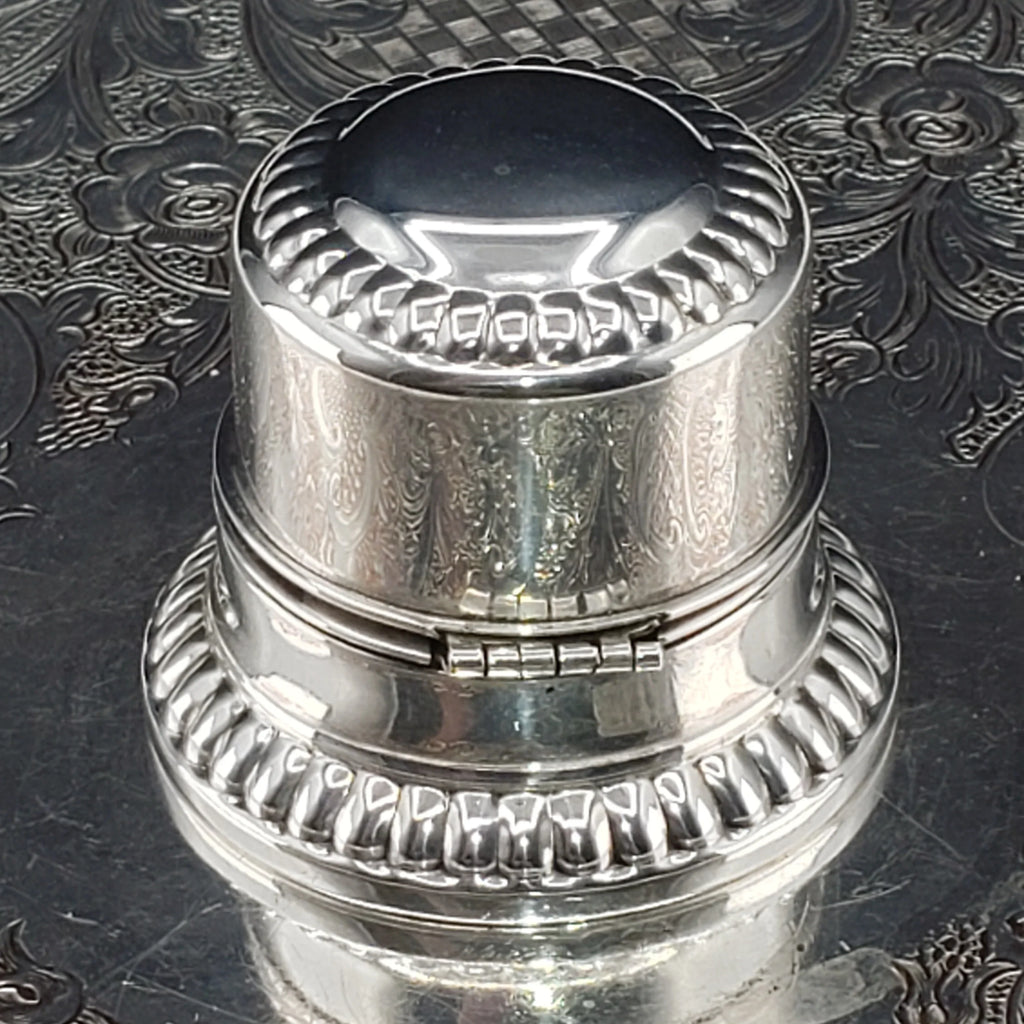 Unique Sterling Silver Ring Box - 1930s Art Deco Birks