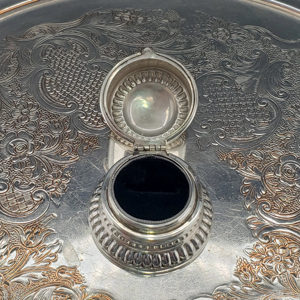 Unique Sterling Silver Ring Box - 1930s Art Deco Birks