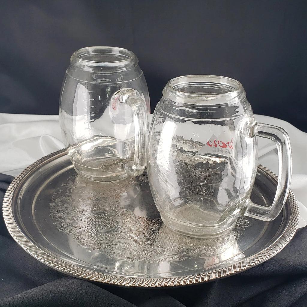 Beer Mugs – Coors Light Handled Football Mugs – Pair