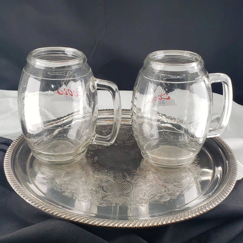 Beer Mugs – Coors Light Handled Football Mugs – Pair