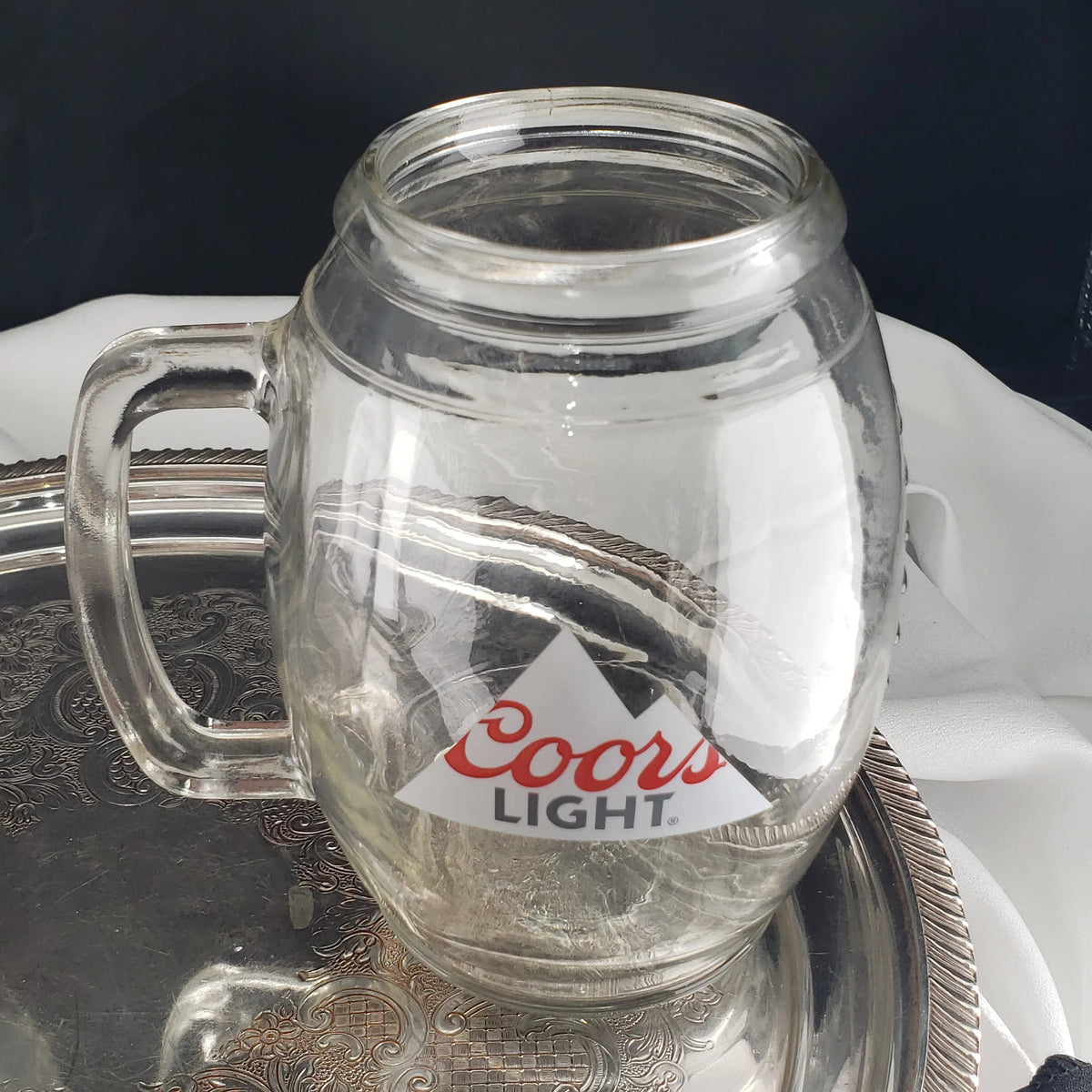 Beer Mugs – Coors Light Handled Football Mugs – Pair