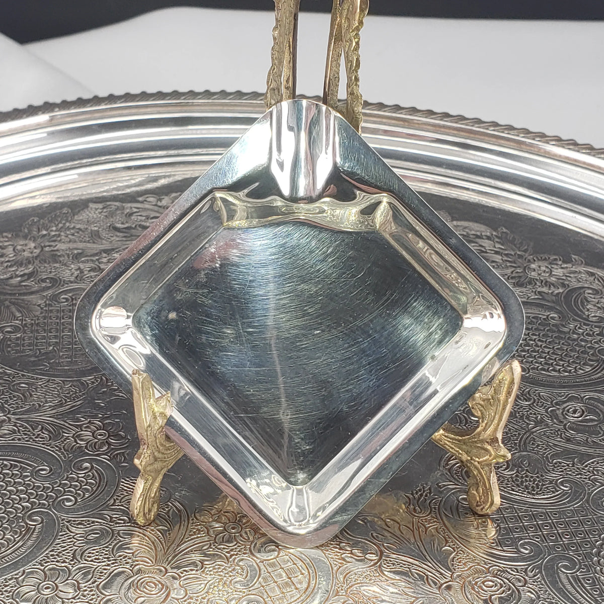 Vintage Sterling Silver Personal Ash Tray – Lipman Brothers – Toronto – ca 1930