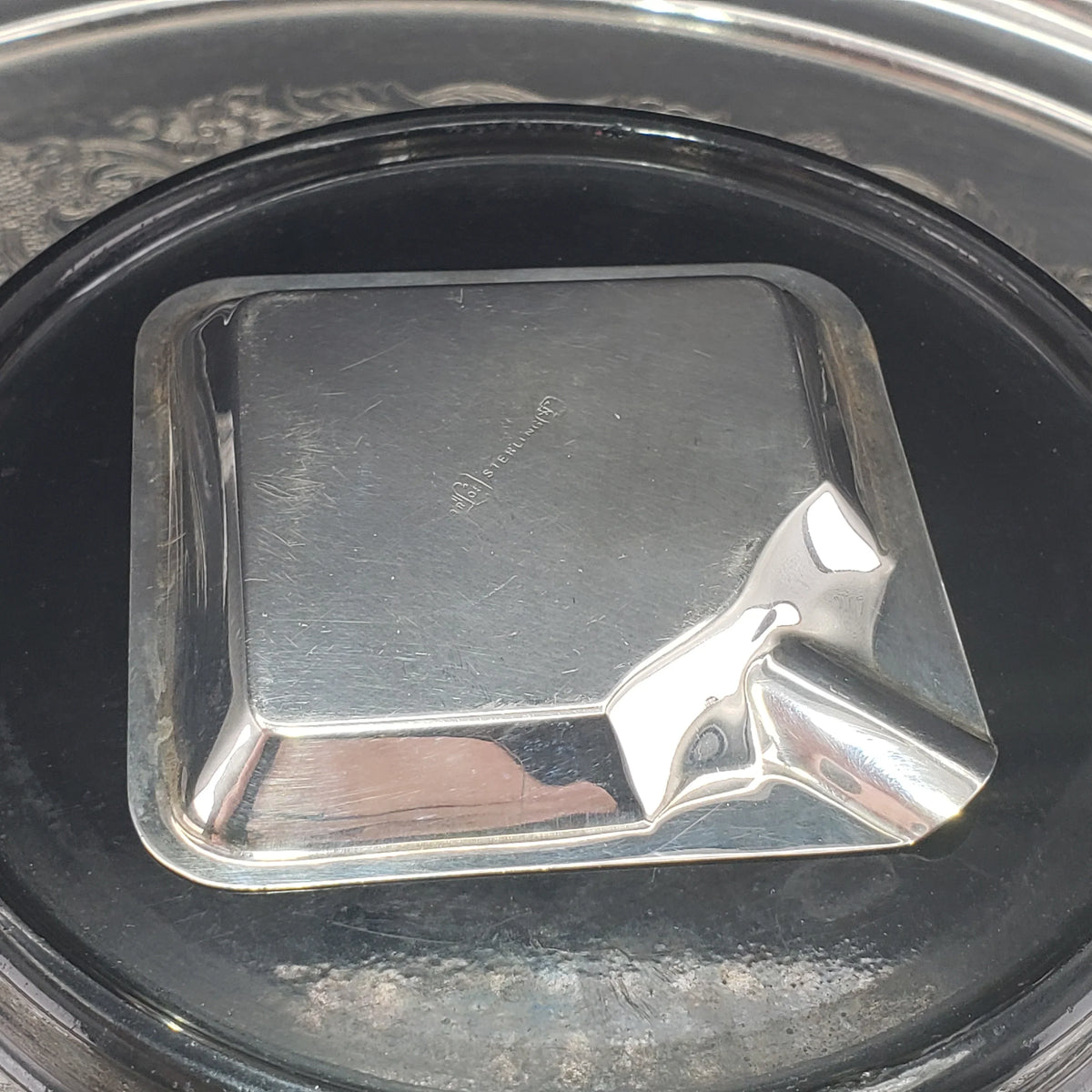Vintage Sterling Silver Personal Ash Tray – Lipman Brothers – Toronto – ca 1930
