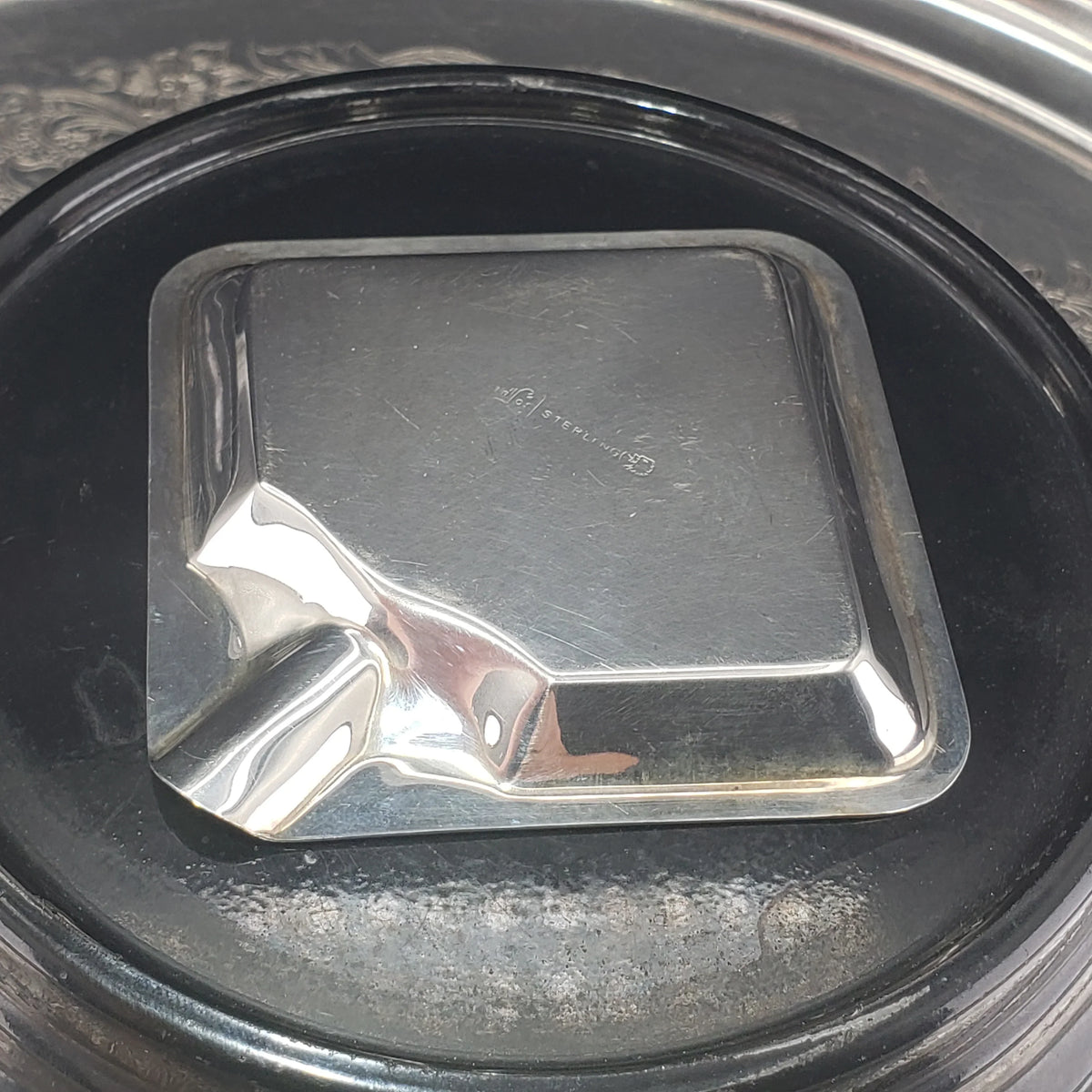 Vintage Sterling Silver Personal Ash Tray – Lipman Brothers – Toronto – ca 1930