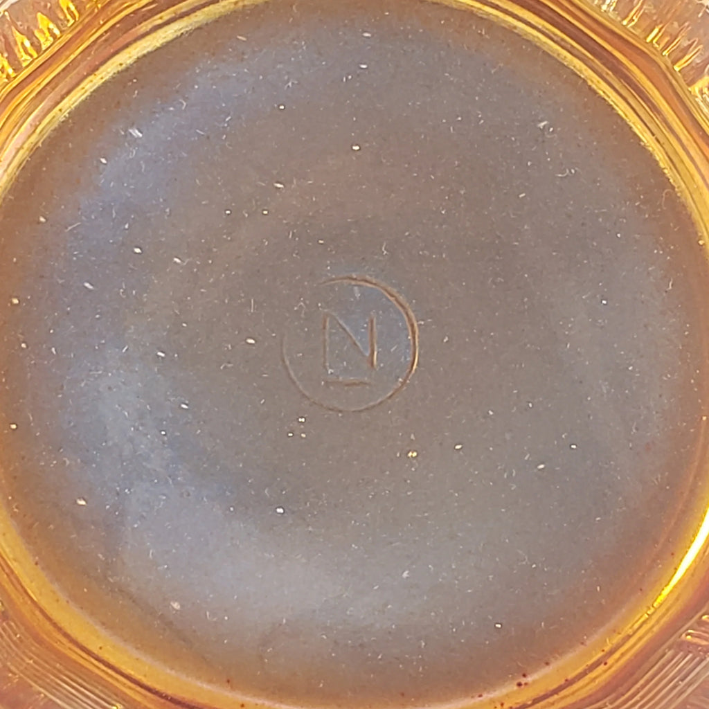 Antique Carnival Glass Tumbler – Marigold – Northwood Glass – Raspberry Pattern