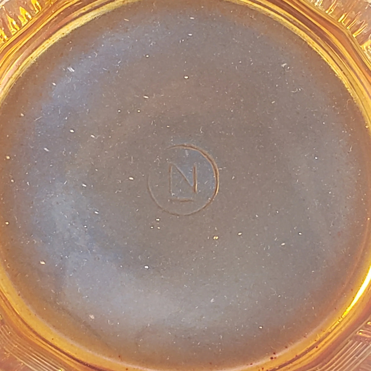 Antique Carnival Glass Tumbler – Marigold – Northwood Glass – Raspberry Pattern