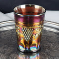 Antique Grape & Cable Amethyst Tumbler – Northwood Carnival Glass – Early 1900s
