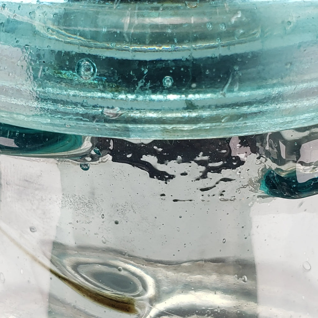 Winslow Jar – Pat. Nov. 29, 1870 – Quart Size – Aqua Glass