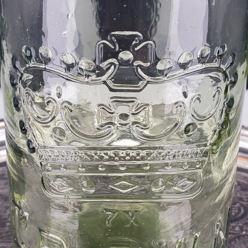 Apple Green Crown Jar – 7X Tall O Series – Quart Size – Vintage Canadian Jar