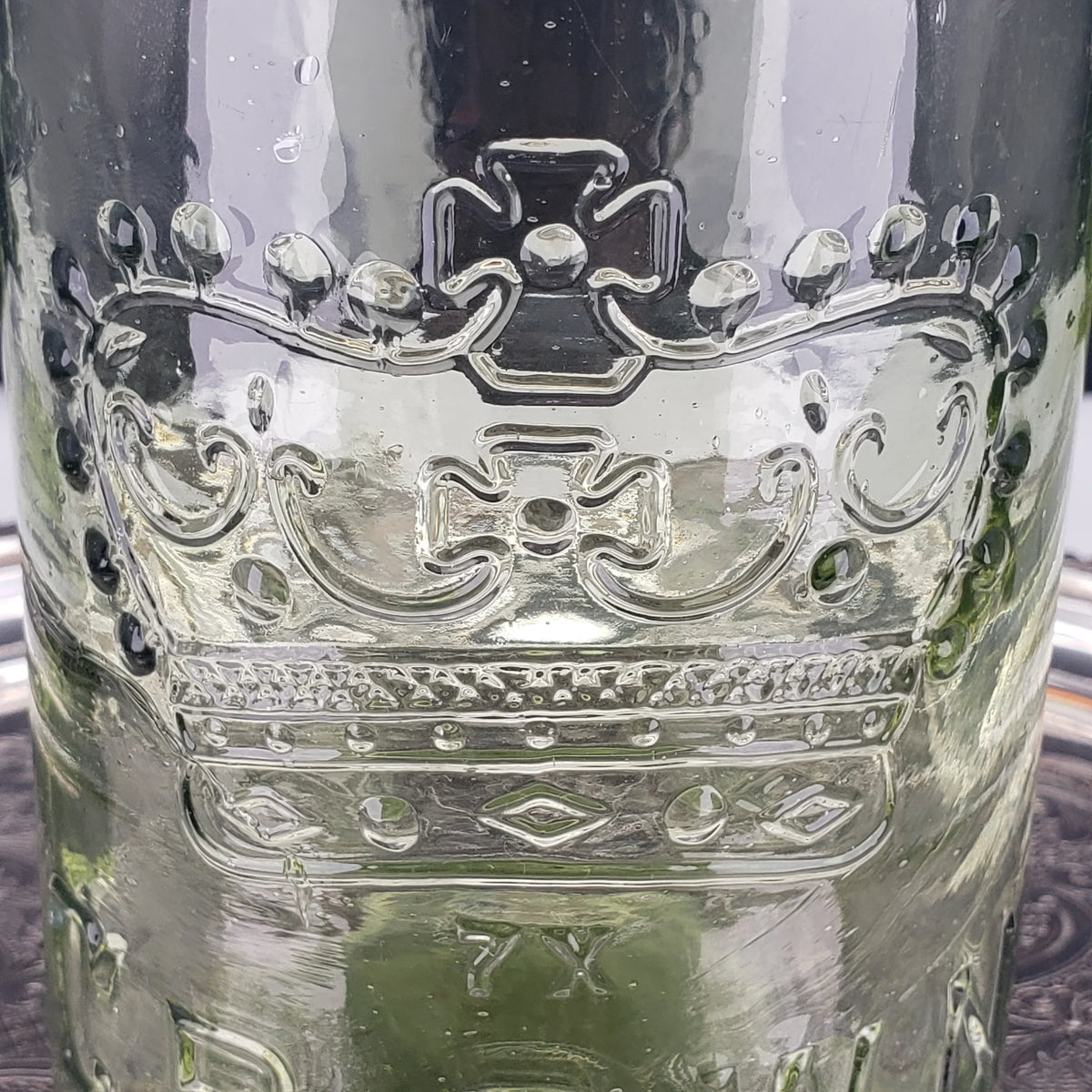 Apple Green Crown Jar – 7X Tall O Series – Quart Size – Vintage Canadian Jar