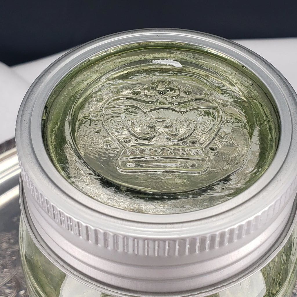 Apple Green Crown Jar – 7X Tall O Series – Quart Size – Vintage Canadian Jar