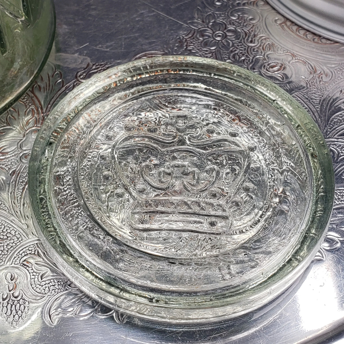Apple Green Crown Jar – 7X Tall O Series – Quart Size – Vintage Canadian Jar