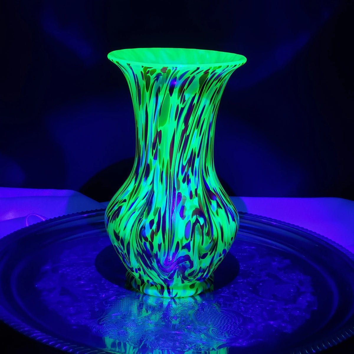 Uranium Glass Vase