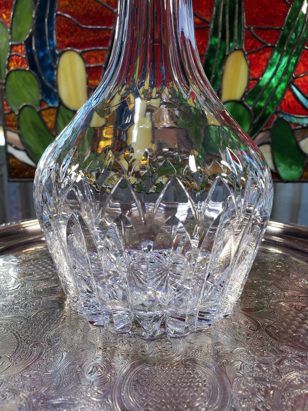 Crystal Decanter - Stuart Claridge English Mid-Century Barware