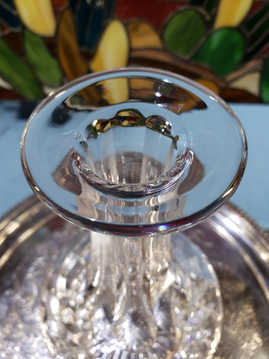 Crystal Decanter - Stuart Claridge English Mid-Century Barware