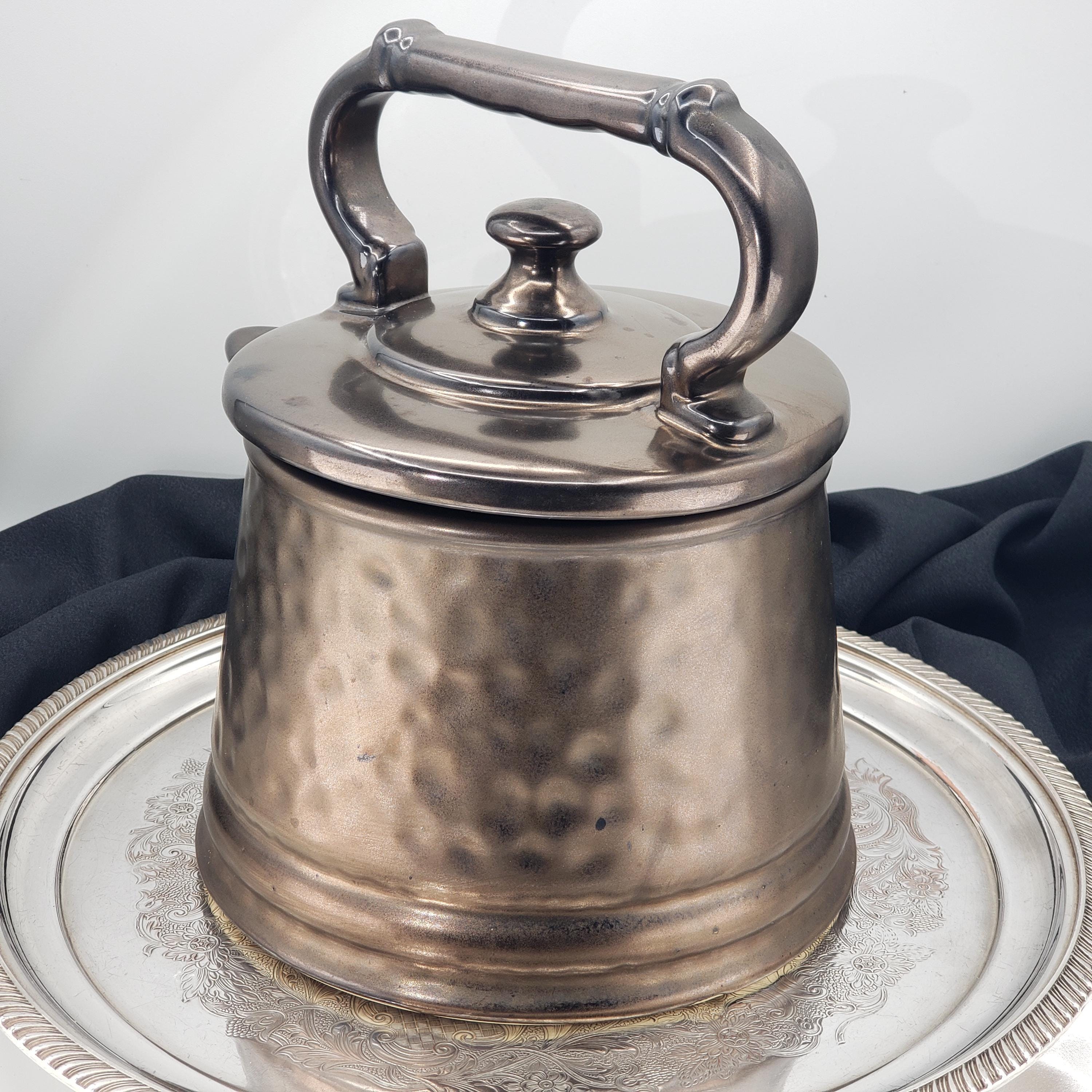 McCoy Cookie Jar - Bronze Kettle with Arched Handle