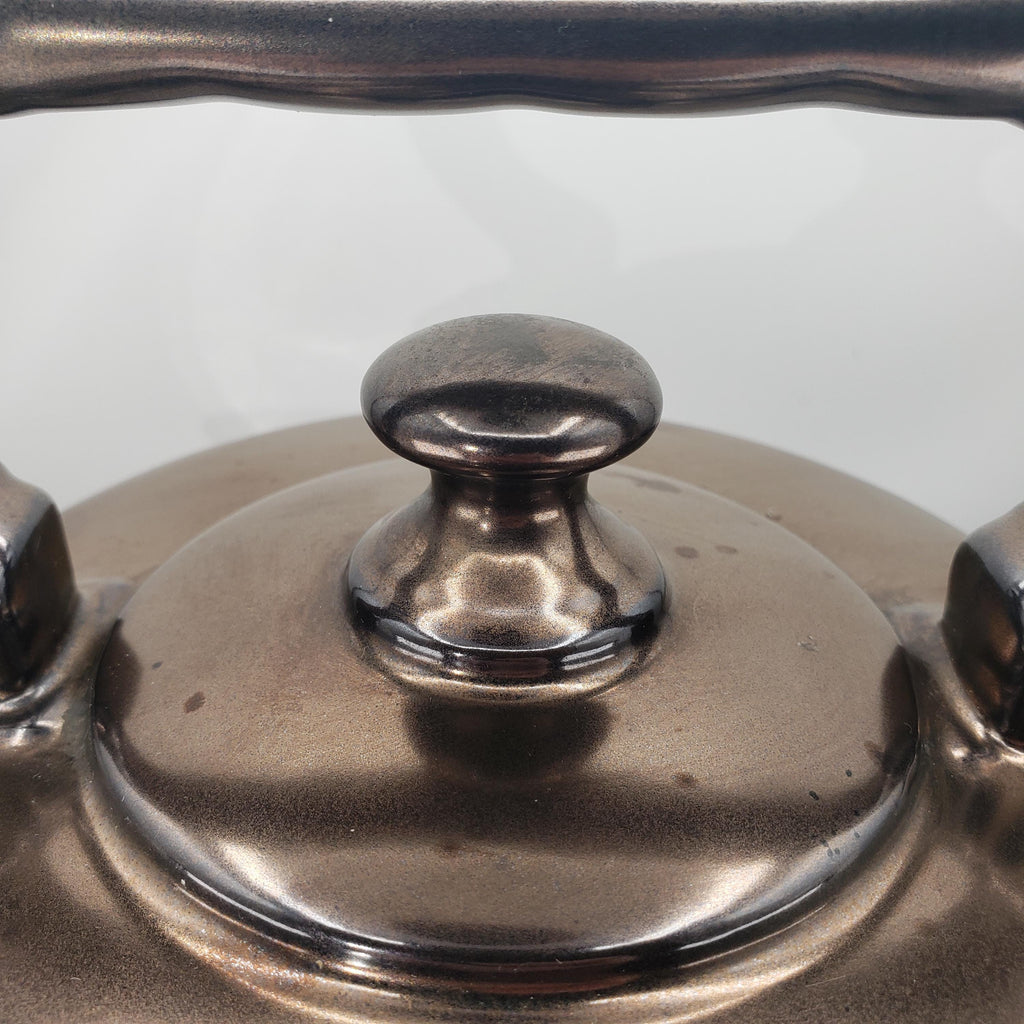 McCoy Cookie Jar - Bronze Kettle with Arched Handle
