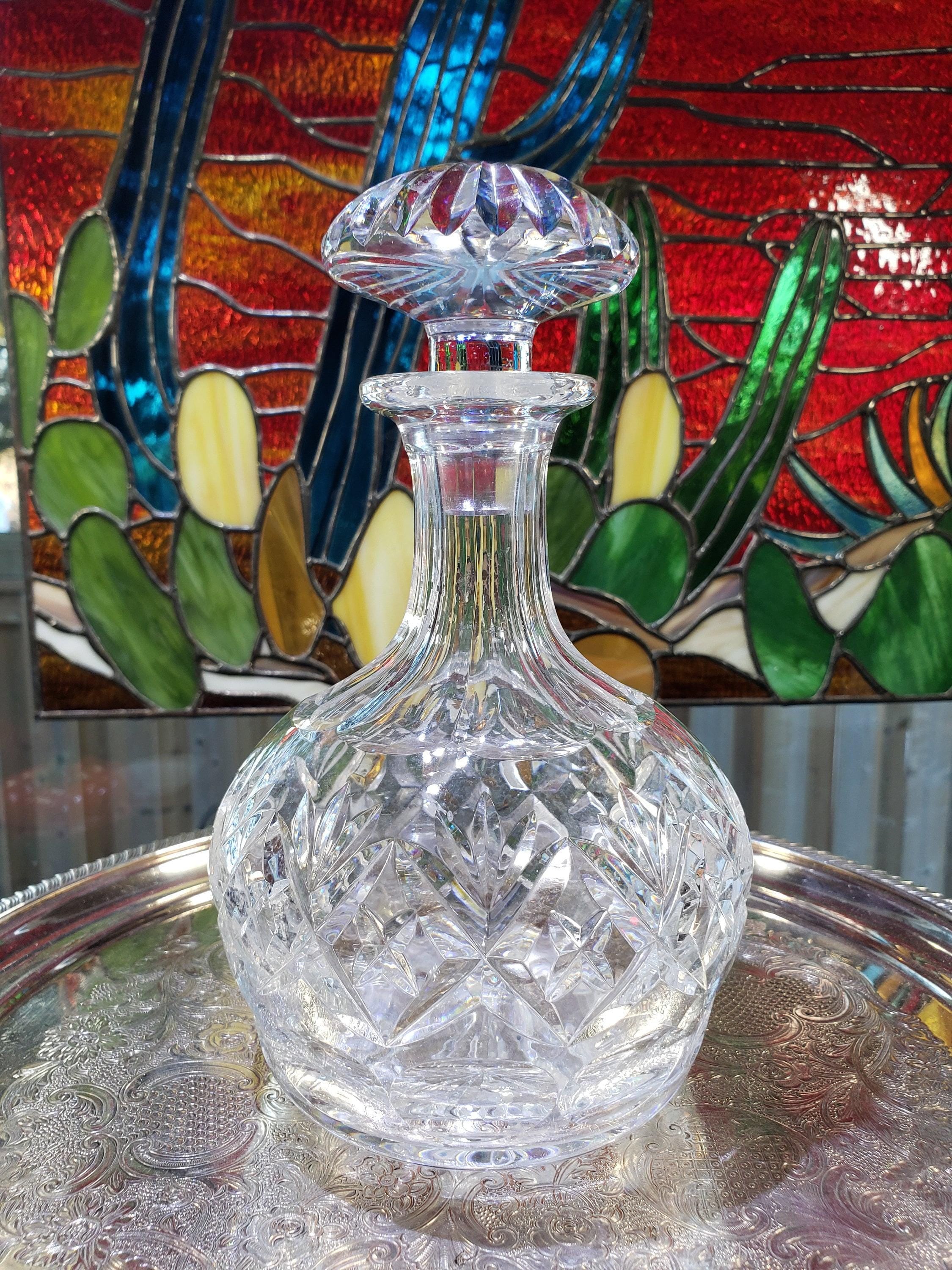 Crystal Decanter: Webb Corbett Georgian Style (Made in England)