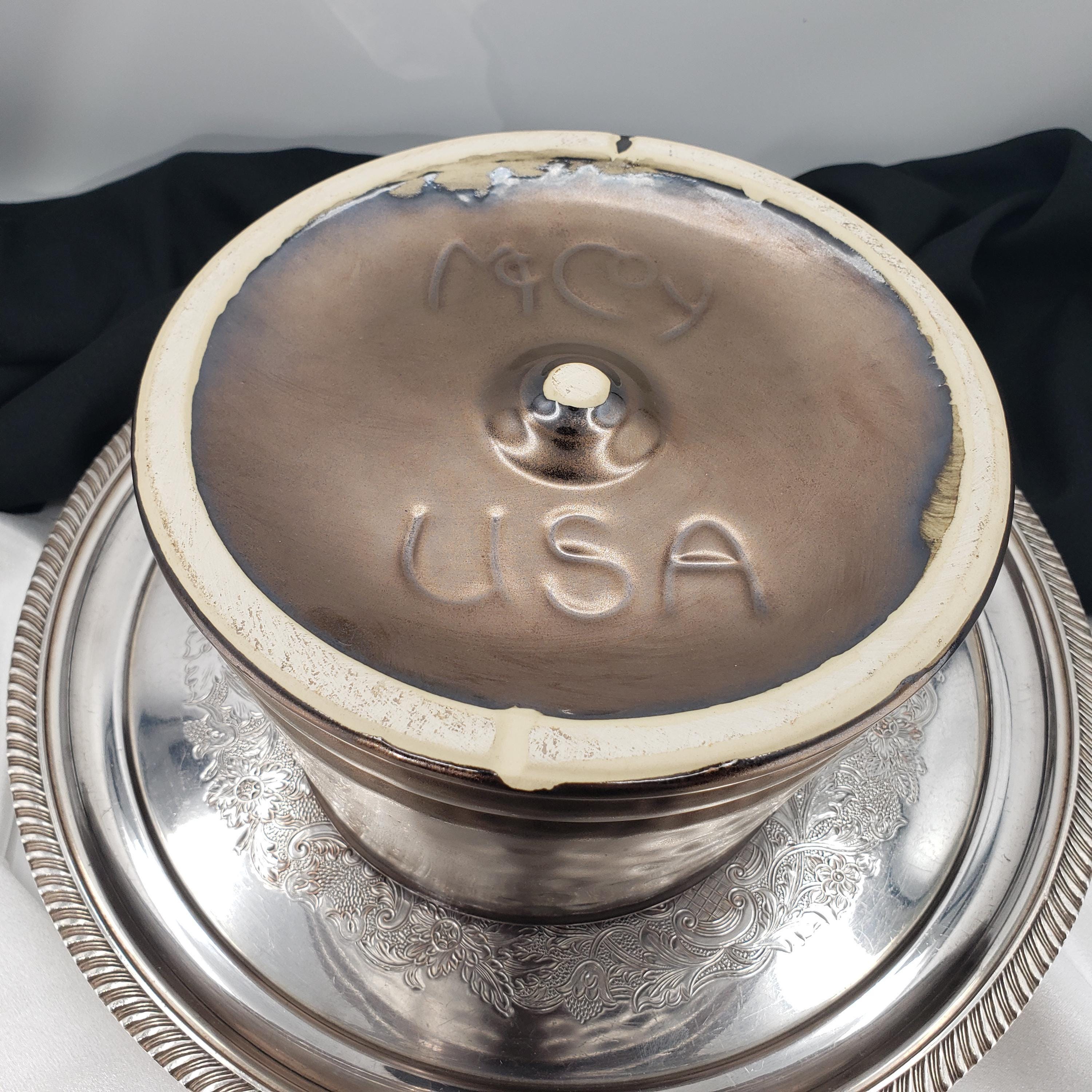 McCoy Cookie Jar - Bronze Kettle with Arched Handle