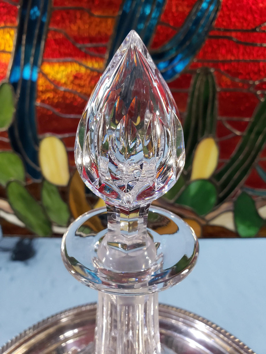 Crystal Decanter - Stuart Claridge English Mid-Century Barware