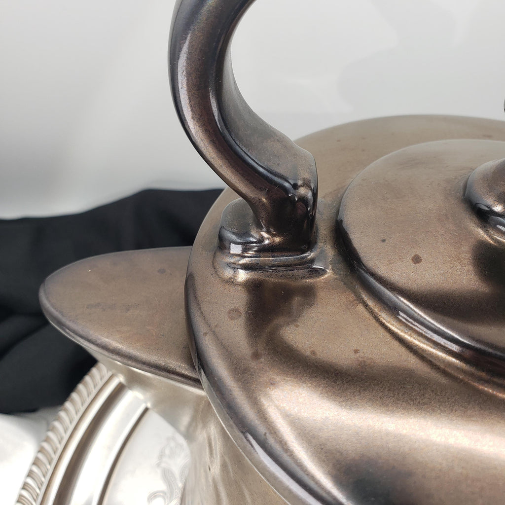 McCoy Cookie Jar - Bronze Kettle with Arched Handle