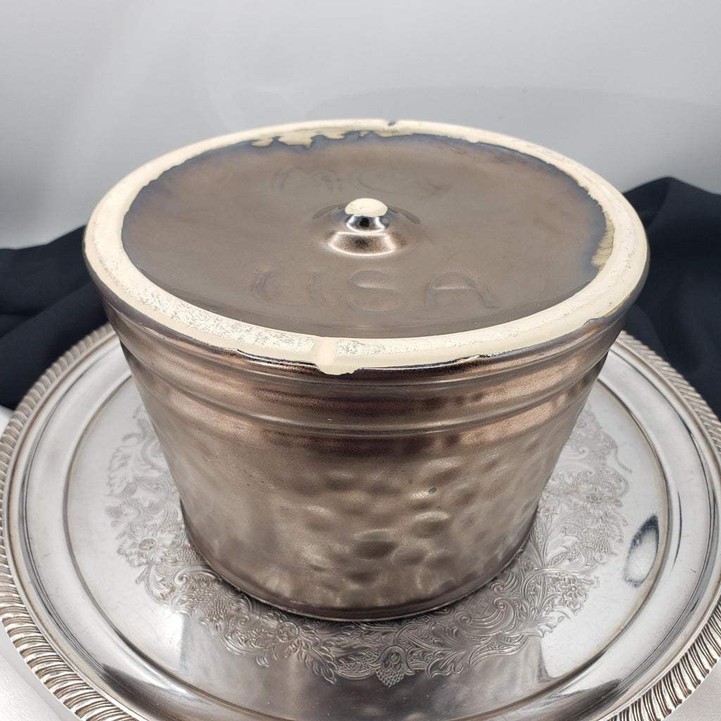 McCoy Cookie Jar - Bronze Kettle with Arched Handle