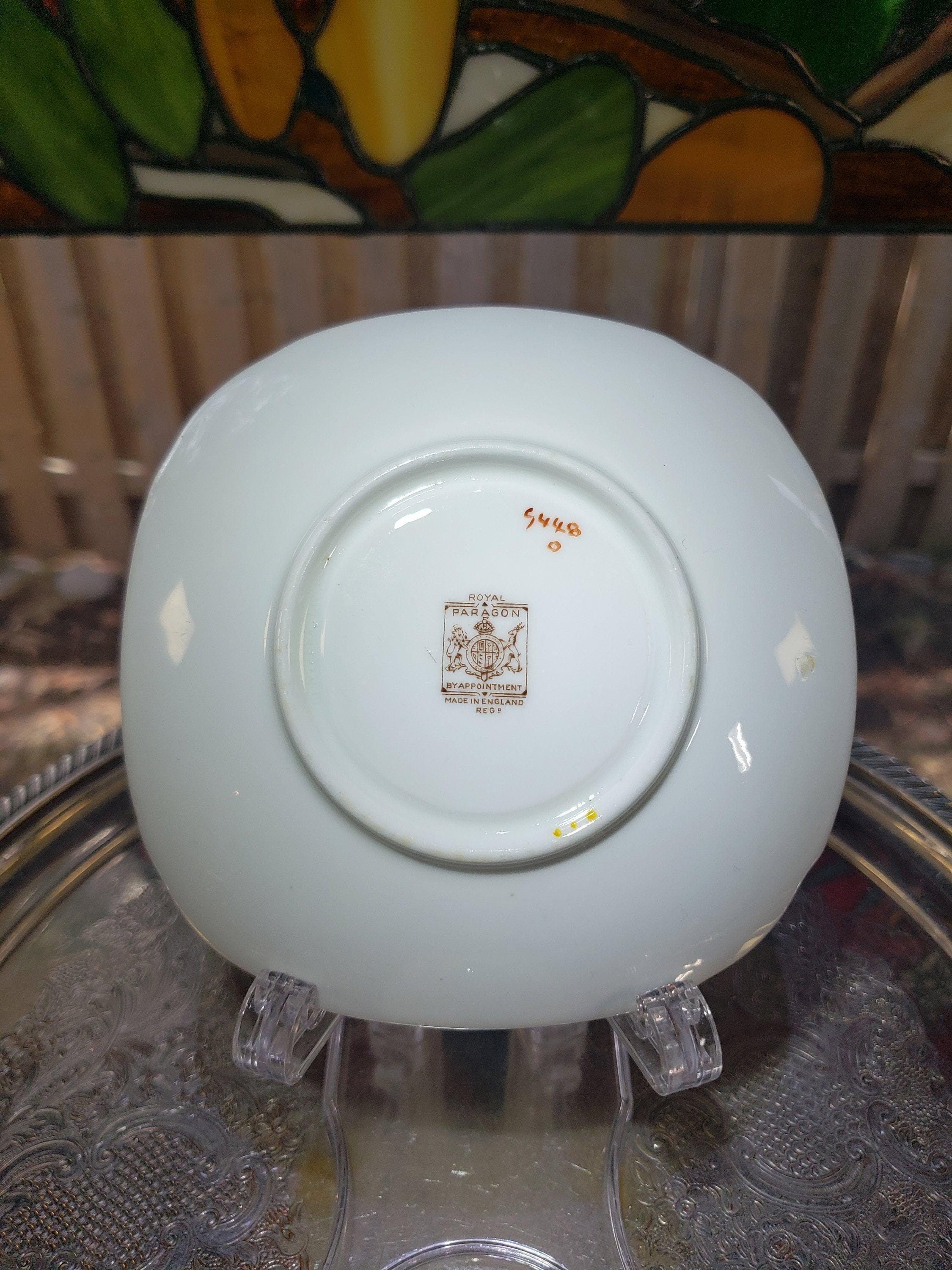 Royal Paragon Teacup and Saucer: English China (Yellow Daffodil Design)