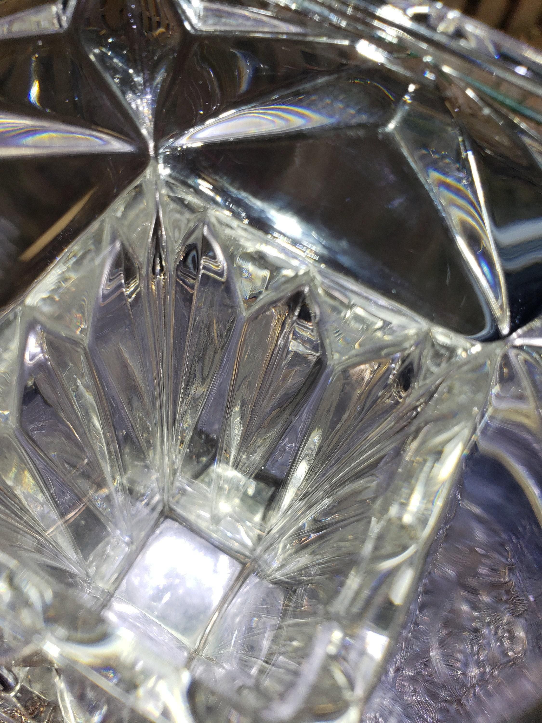 Crystal Prism Candle Holder: Art Deco - Retro Glam Accent