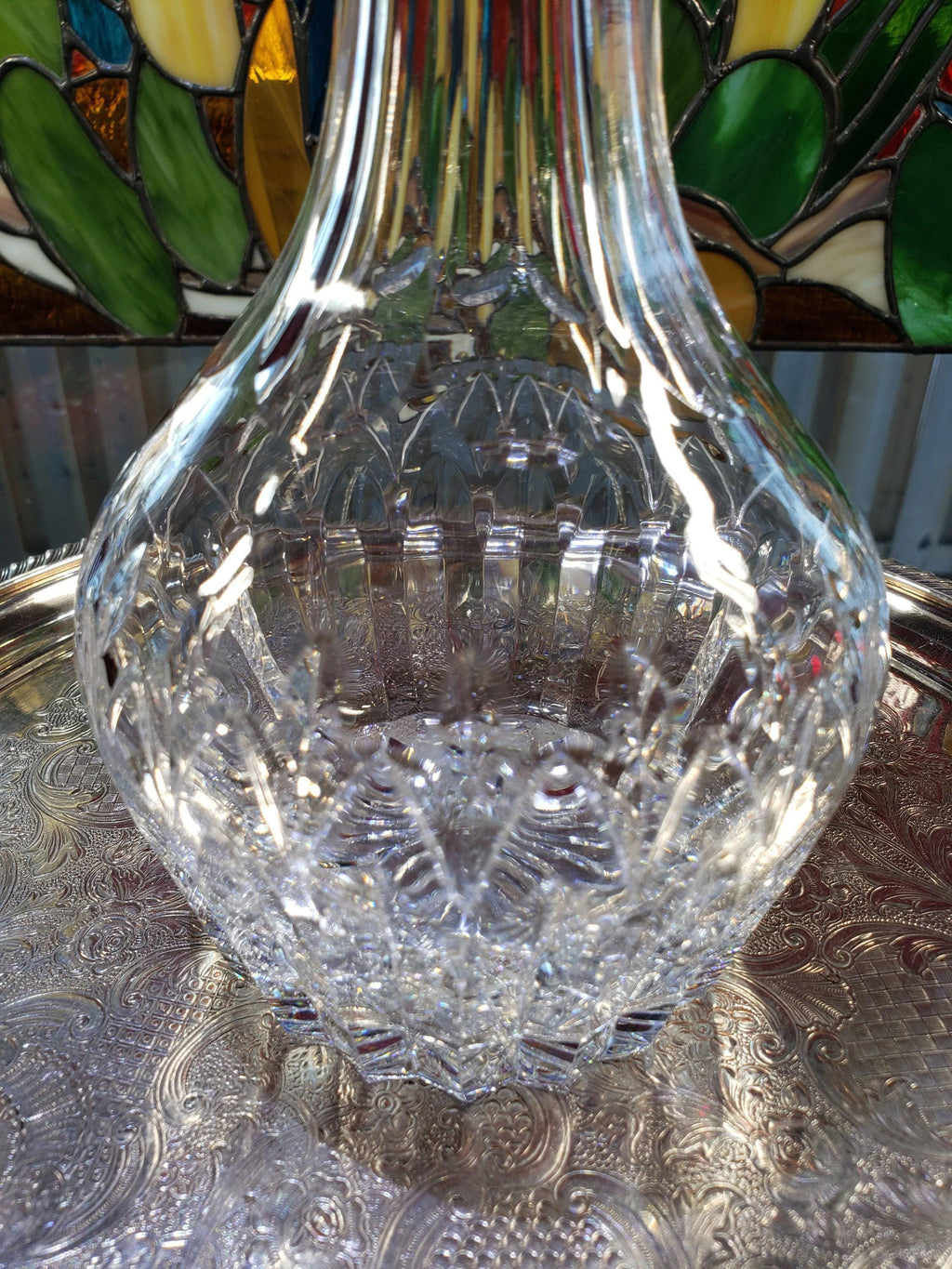 Crystal Decanter - Stuart Claridge English Mid-Century Barware