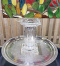 Crystal Prism Candle Holder: Art Deco - Retro Glam Accent