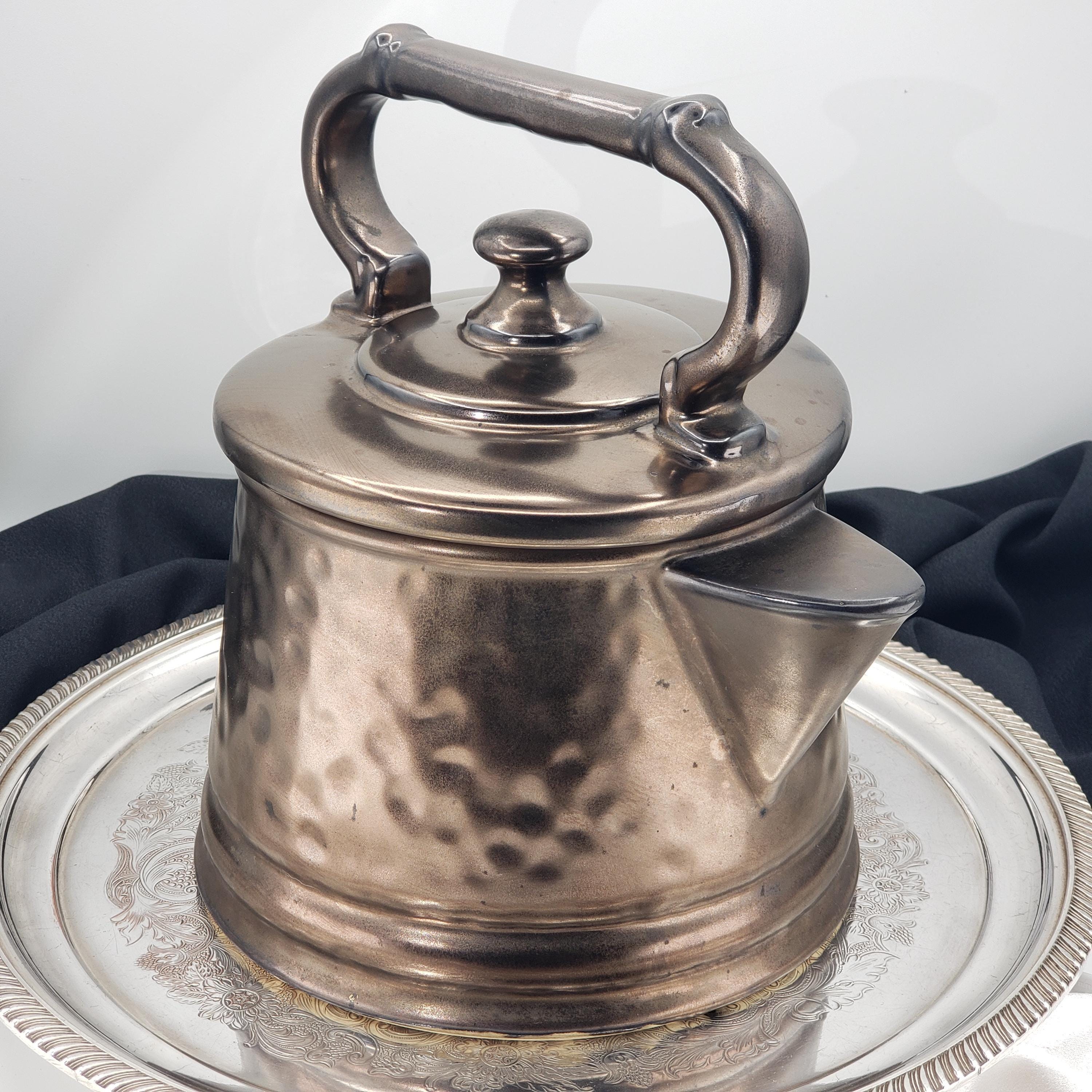 McCoy Cookie Jar - Bronze Kettle with Arched Handle