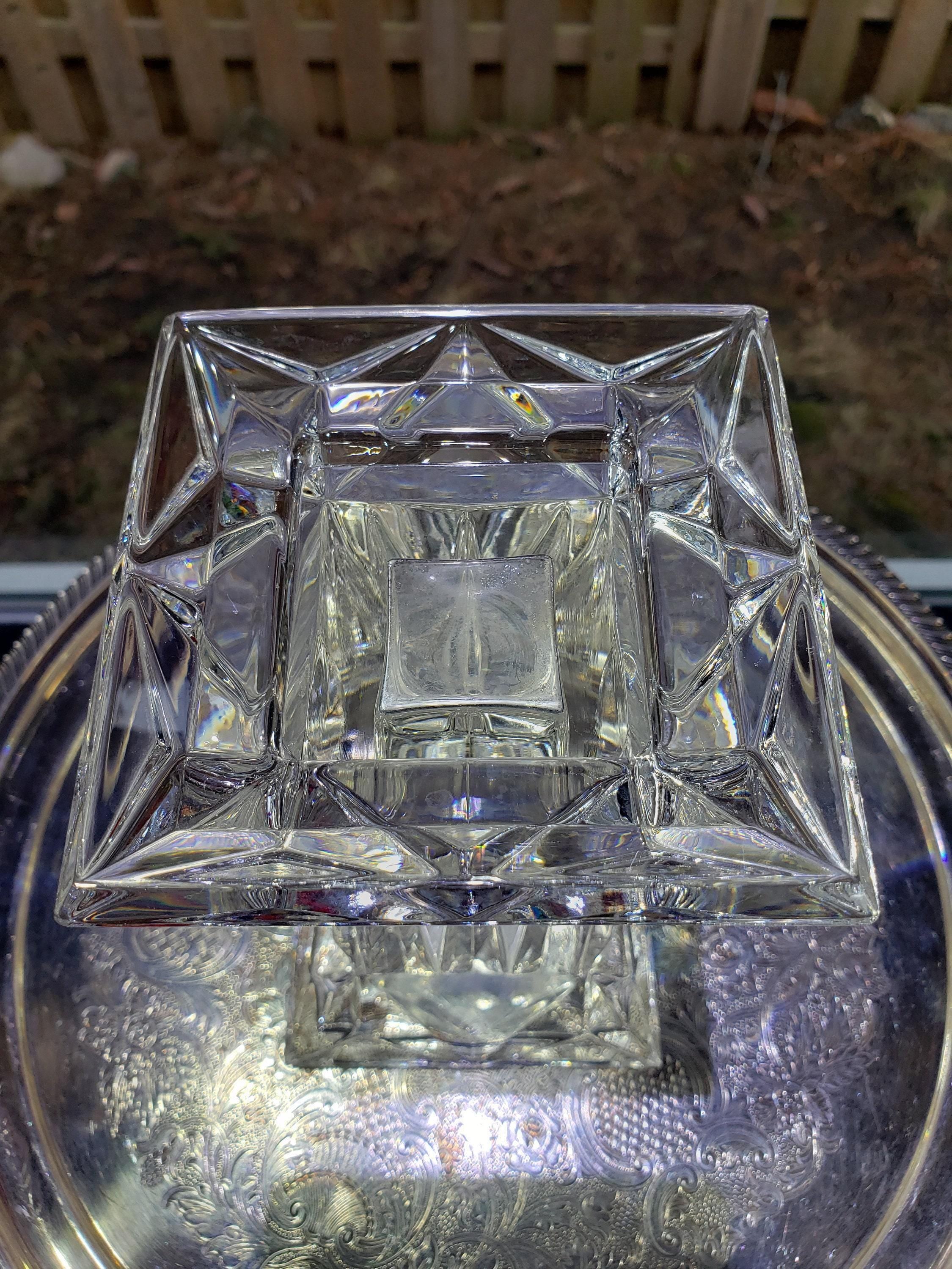 Crystal Prism Candle Holder: Art Deco - Retro Glam Accent