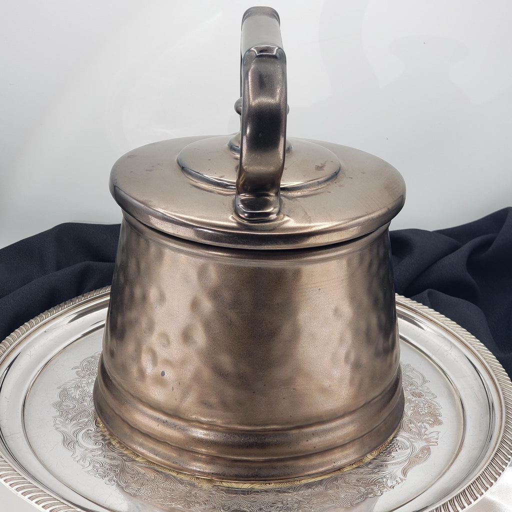 McCoy Cookie Jar - Bronze Kettle with Arched Handle