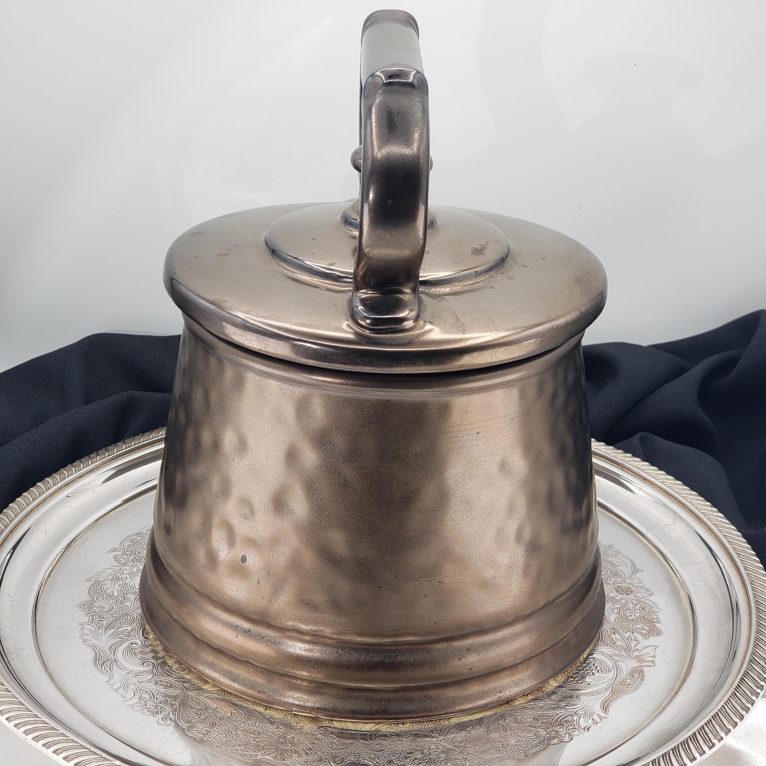 McCoy Cookie Jar - Bronze Kettle with Arched Handle