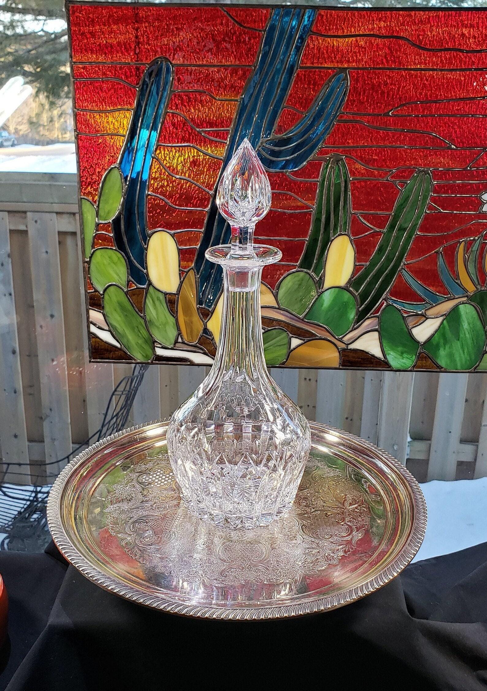 Crystal Decanter - Stuart Claridge English Mid-Century Barware