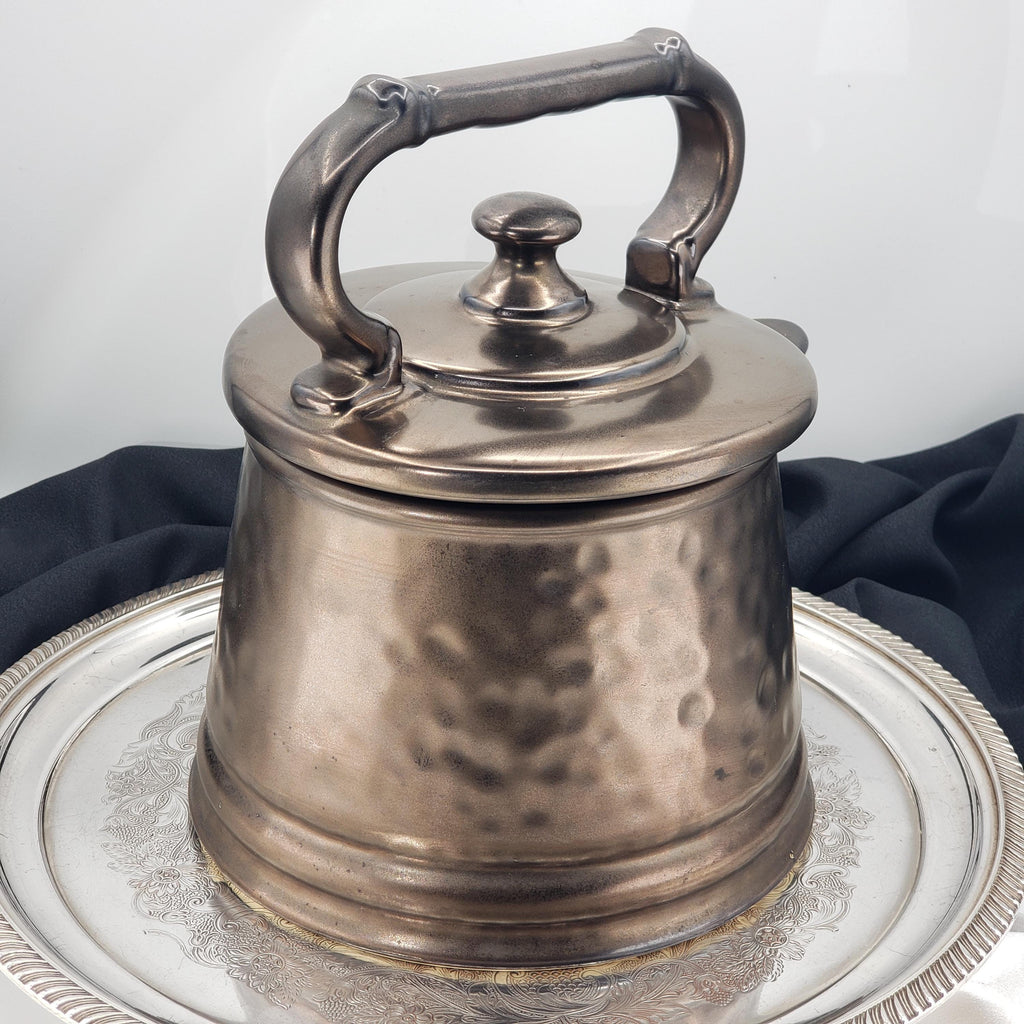 McCoy Cookie Jar - Bronze Kettle with Arched Handle